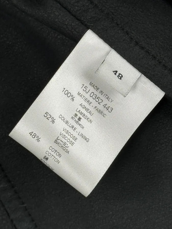 SS2015 Givenchy Black Leather Straps Trucker Jacket SDuKjDk 9