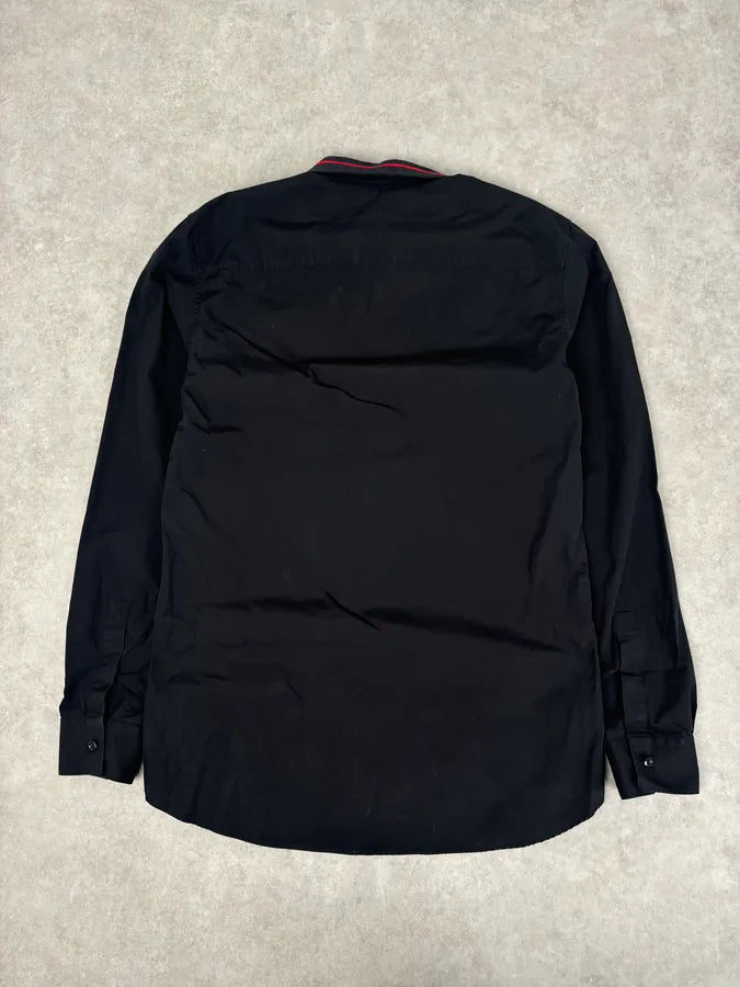 SS2015 Givenchy Black Mafia Red Stars Shirt by Riccardo Tisci wysxWJs 4