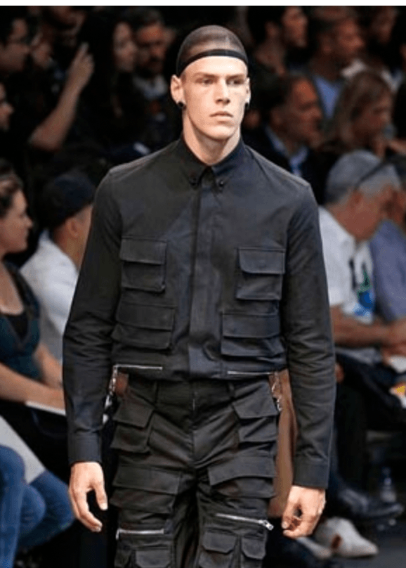 SS2015 Givenchy Black Multi Pockets Cargo Zip-up Hoodie QKVlvXY 3