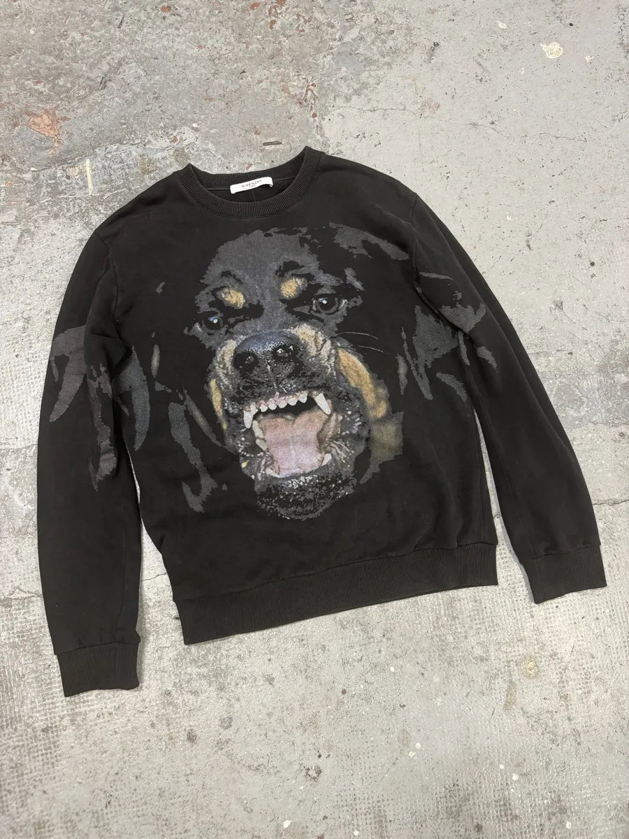 SS2015 Givenchy Black Rottweiler Sweater by Riccardo Tisci oOjBQVJ 10