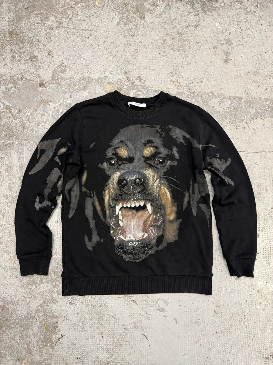SS2015 Givenchy Black Rottweiler Sweater by Riccardo Tisci vwSijZl 0