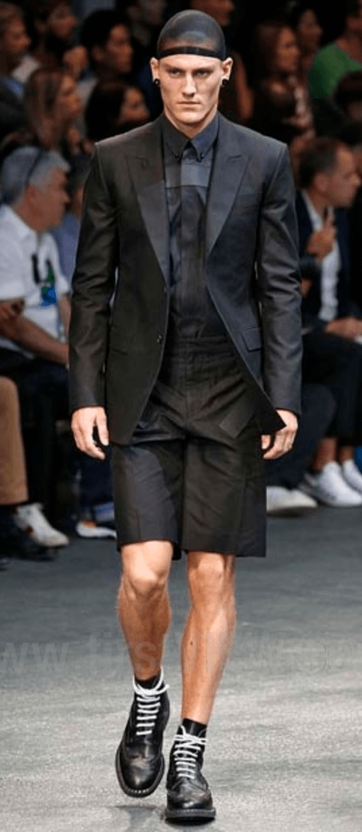 SS2015 Givenchy Black Shorts by Riccardo Tisci WGZfZVp 2