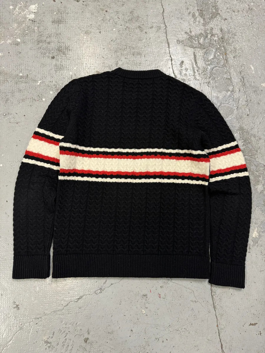 SS2015 Givenchy Black Wool Sweater by Riccardo Tisci borReDW 1