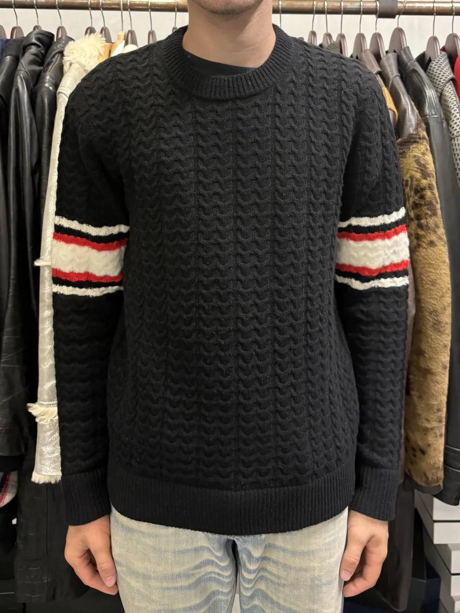 SS2015 Givenchy Black Wool Sweater by Riccardo Tisci borReDW 2