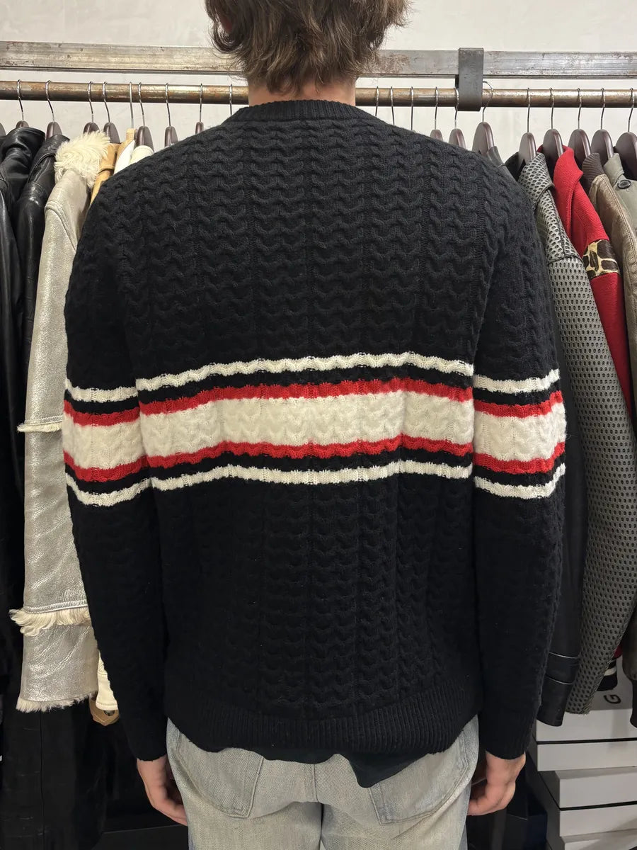 SS2015 Givenchy Black Wool Sweater by Riccardo Tisci borReDW 3