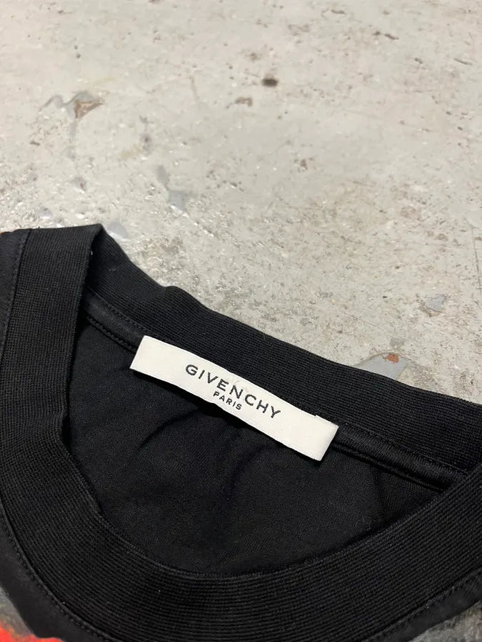 SS2015 Givenchy Butterfly Neck Black T-Shirt by Riccardo Tisci MAtkWbE 6