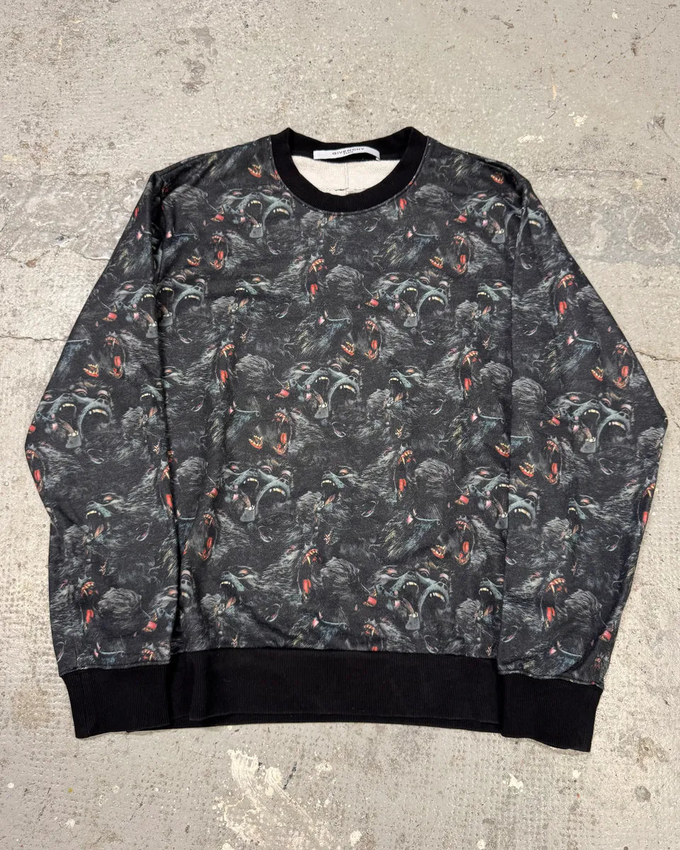 SS2015 Givenchy Dark Monkey Crewneck Sweater by Riccardo Tisci (L) ELagEuC 0