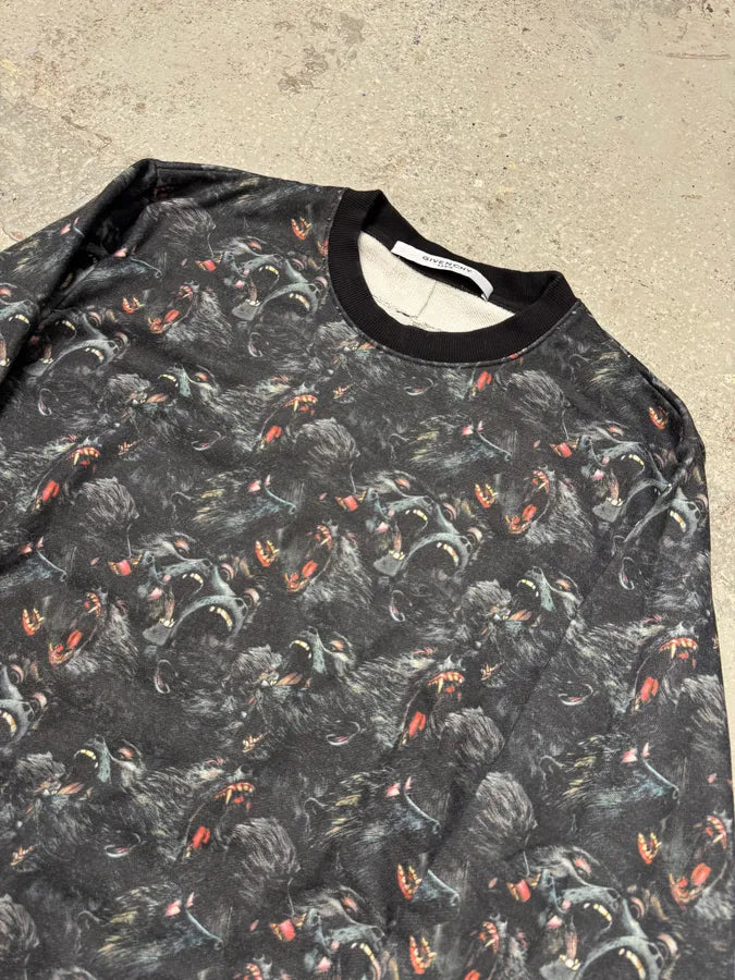 SS2015 Givenchy Dark Monkey Crewneck Sweater by Riccardo Tisci ELagEuC 3