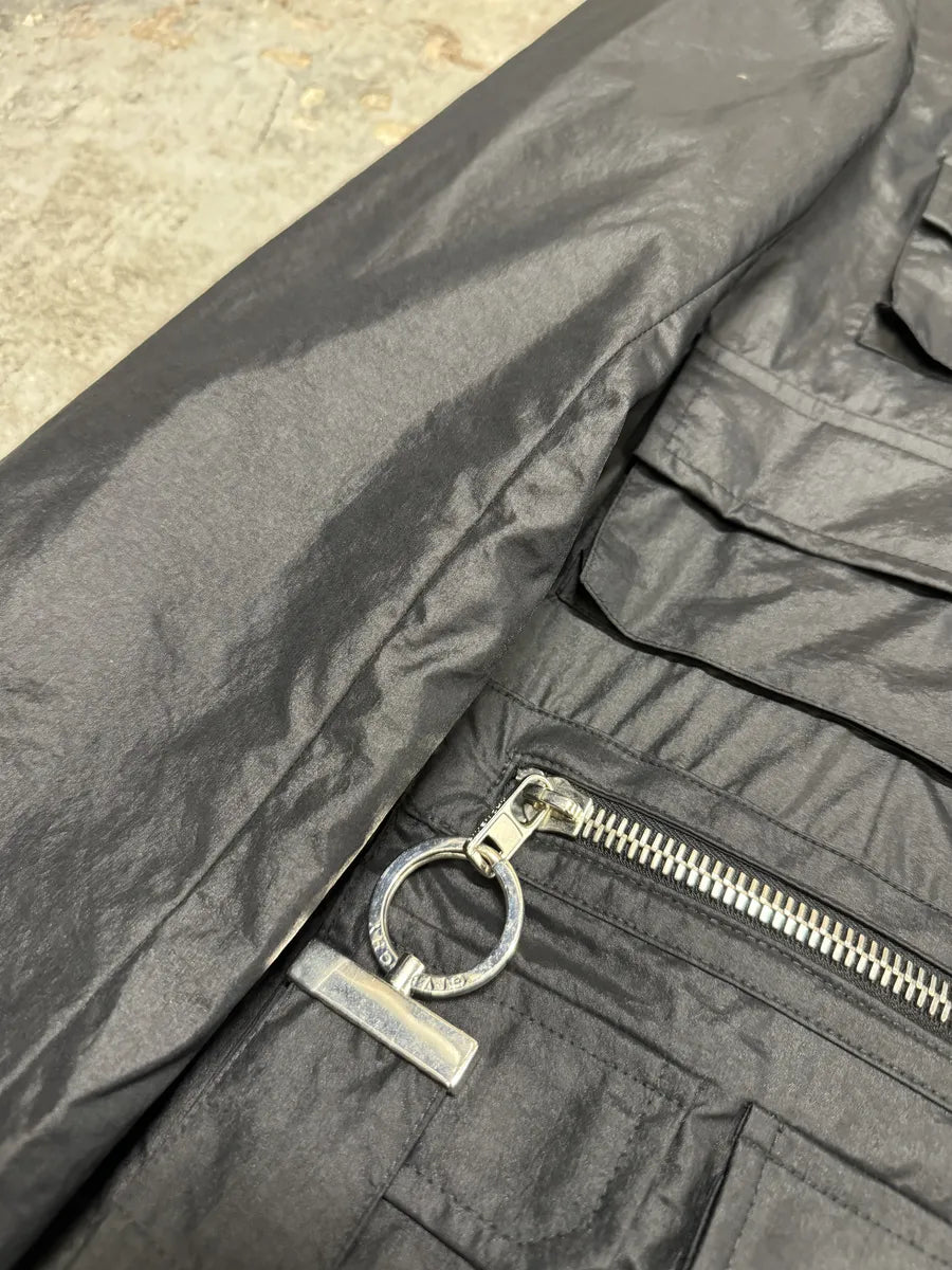SS2015 Givenchy Multi Pockets Nylon Cargo Black Blazer Jacket by Riccardo Tisci (L) 7