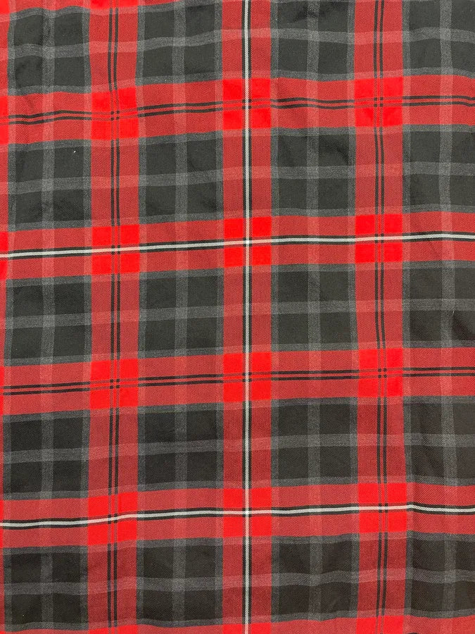 SS2015 Givenchy Red Black Plaid Star Patch Shirt giCsEeT 9
