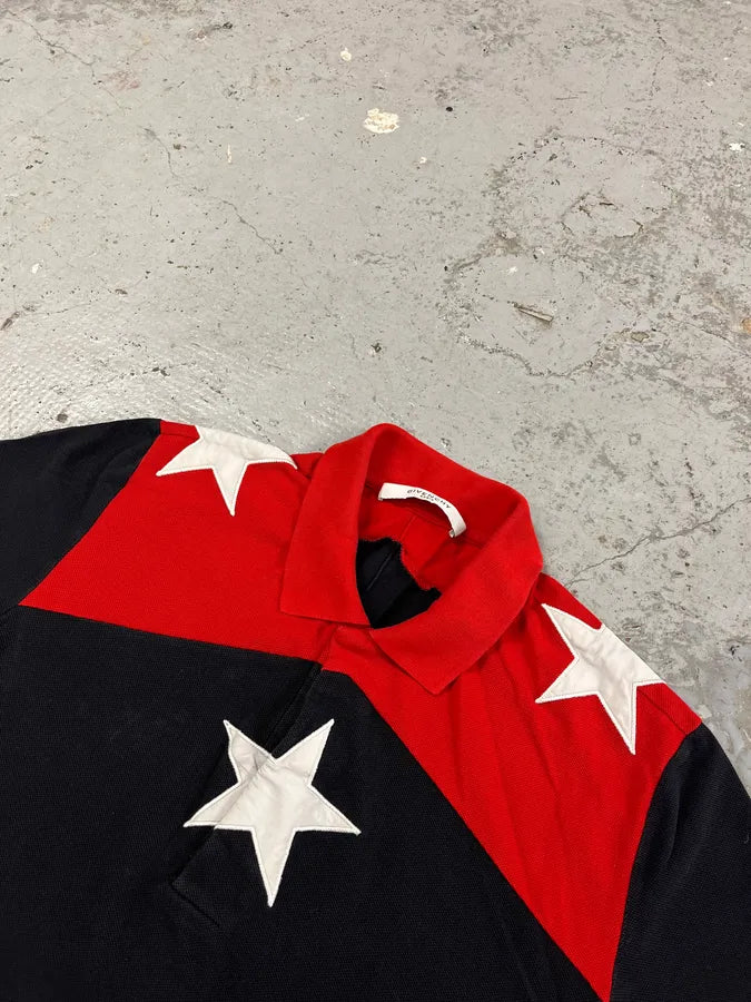 SS2015 Givenchy Sample Black Star Polo Shirt by Riccardo Tisci JIysqDq 3