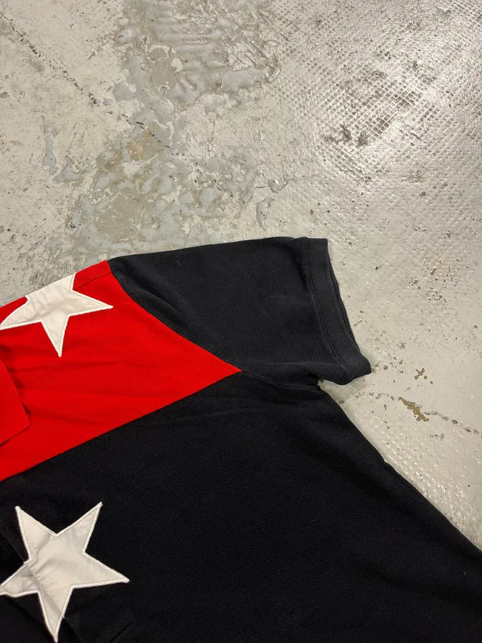 SS2015 Givenchy Sample Black Star Polo Shirt by Riccardo Tisci JIysqDq 4
