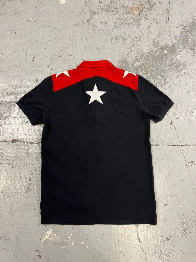SS2015 Givenchy Sample Black Star Polo Shirt by Riccardo Tisci JIysqDq 5