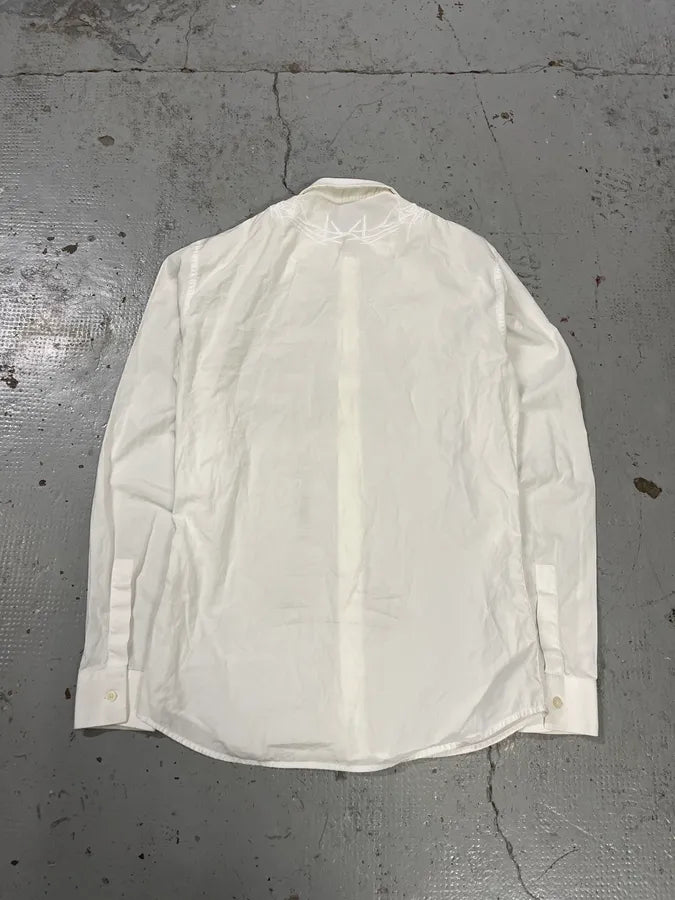 SS2015 Givenchy Spikes Embroidered White Shirt by Riccardo Tisci CcnwIRu 6