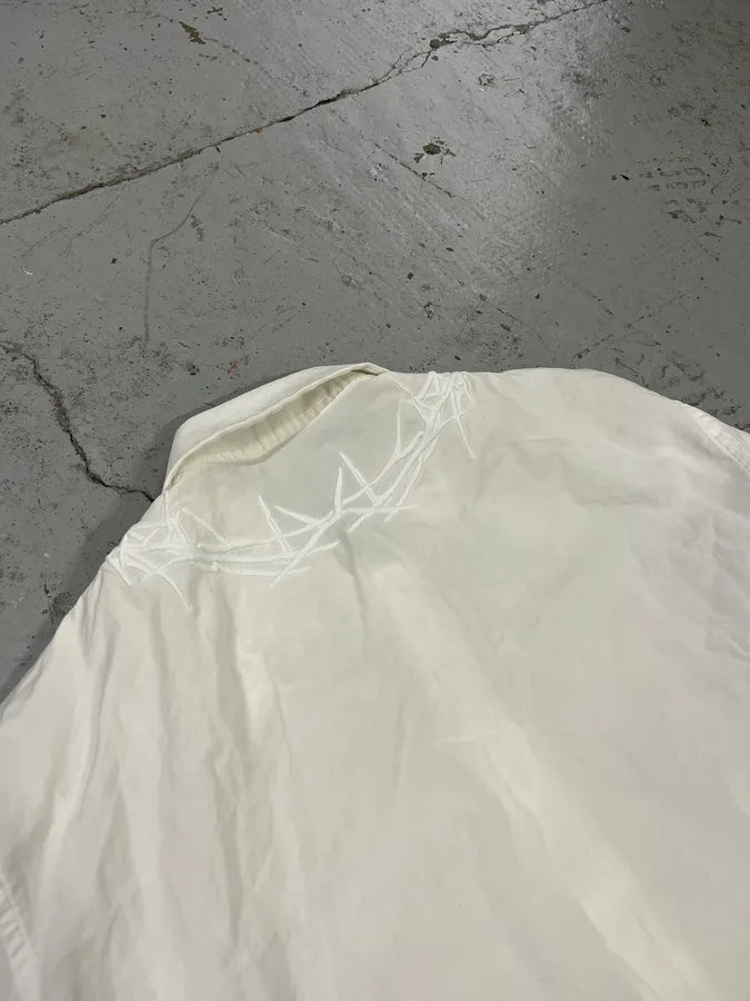SS2015 Givenchy Spikes Embroidered White Shirt by Riccardo Tisci CcnwIRu 7