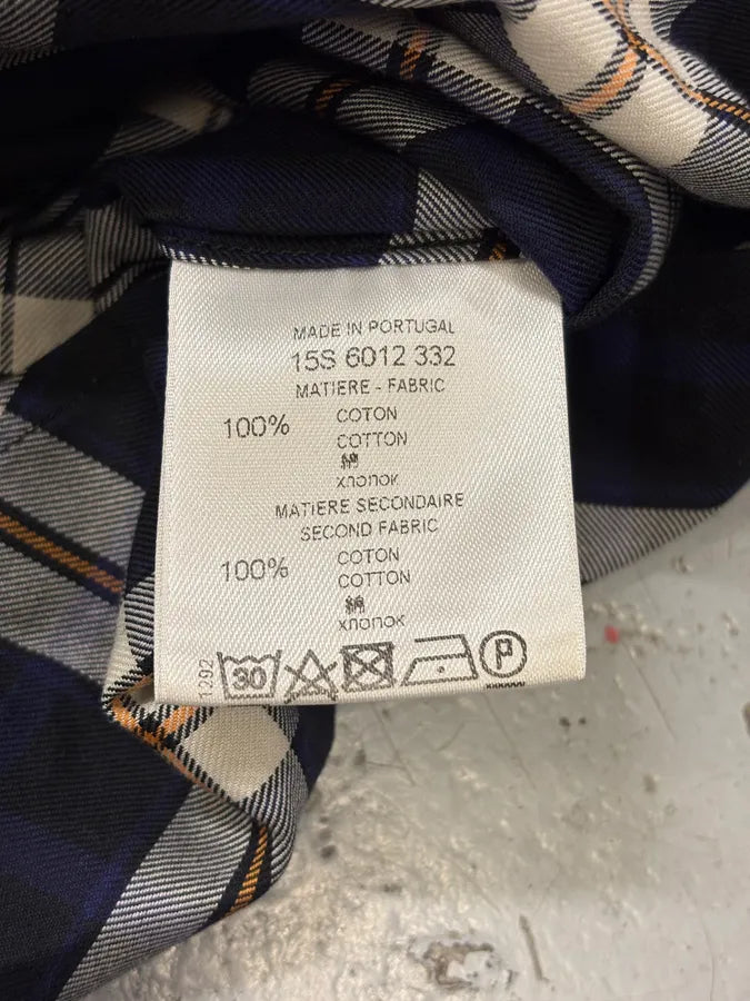 SS2015 Givenchy Tartan Red Lines Shirt FbtuJCc 9