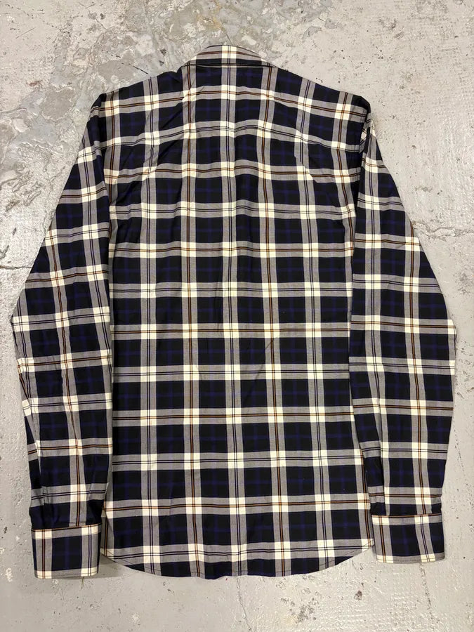 SS2015 Givenchy Tartan Red Lines Shirt FbtuJCc 5