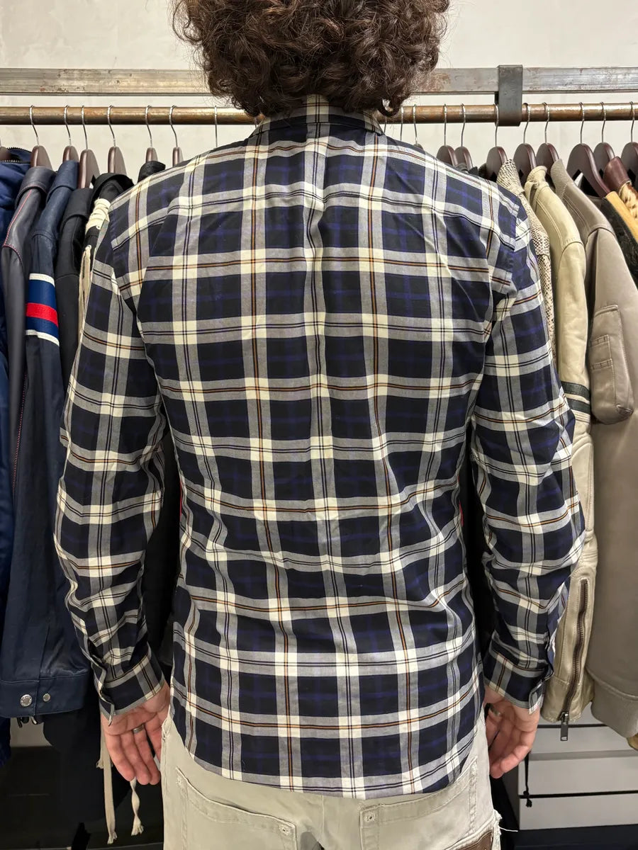 SS2015 Givenchy Tartan Red Lines Shirt FbtuJCc 2