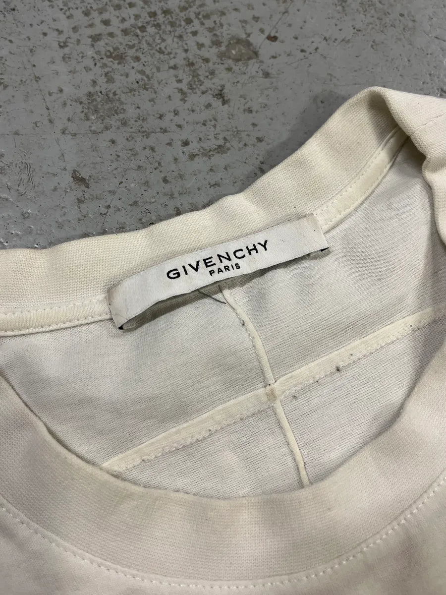 SS2015 Givenchy War of Love White Cotton T-Shirt rGAUqDk 8
