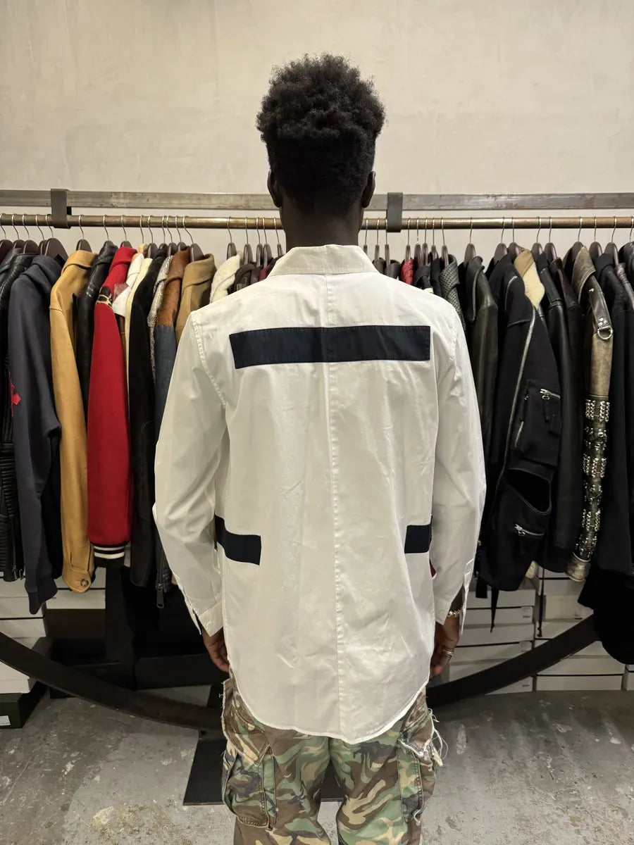 SS2015 Givenchy White & Black Contemporary Sample Shirt MDSlZhG 2