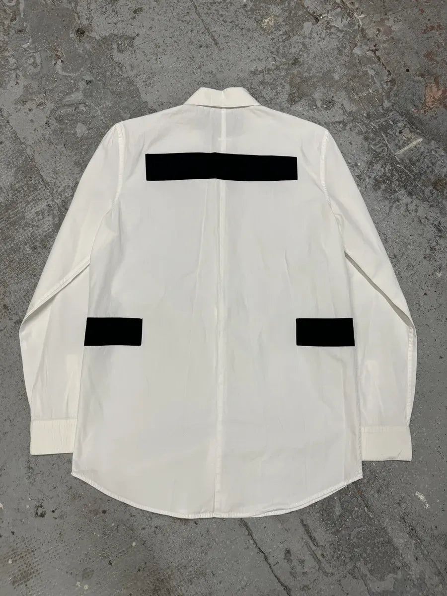 SS2015 Givenchy White & Black Contemporary Sample Shirt MDSlZhG 3