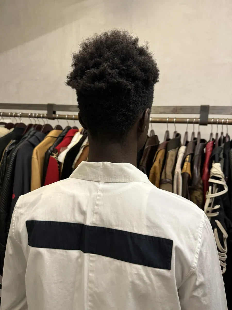 SS2015 Givenchy White & Black Contemporary Sample Shirt MDSlZhG 4