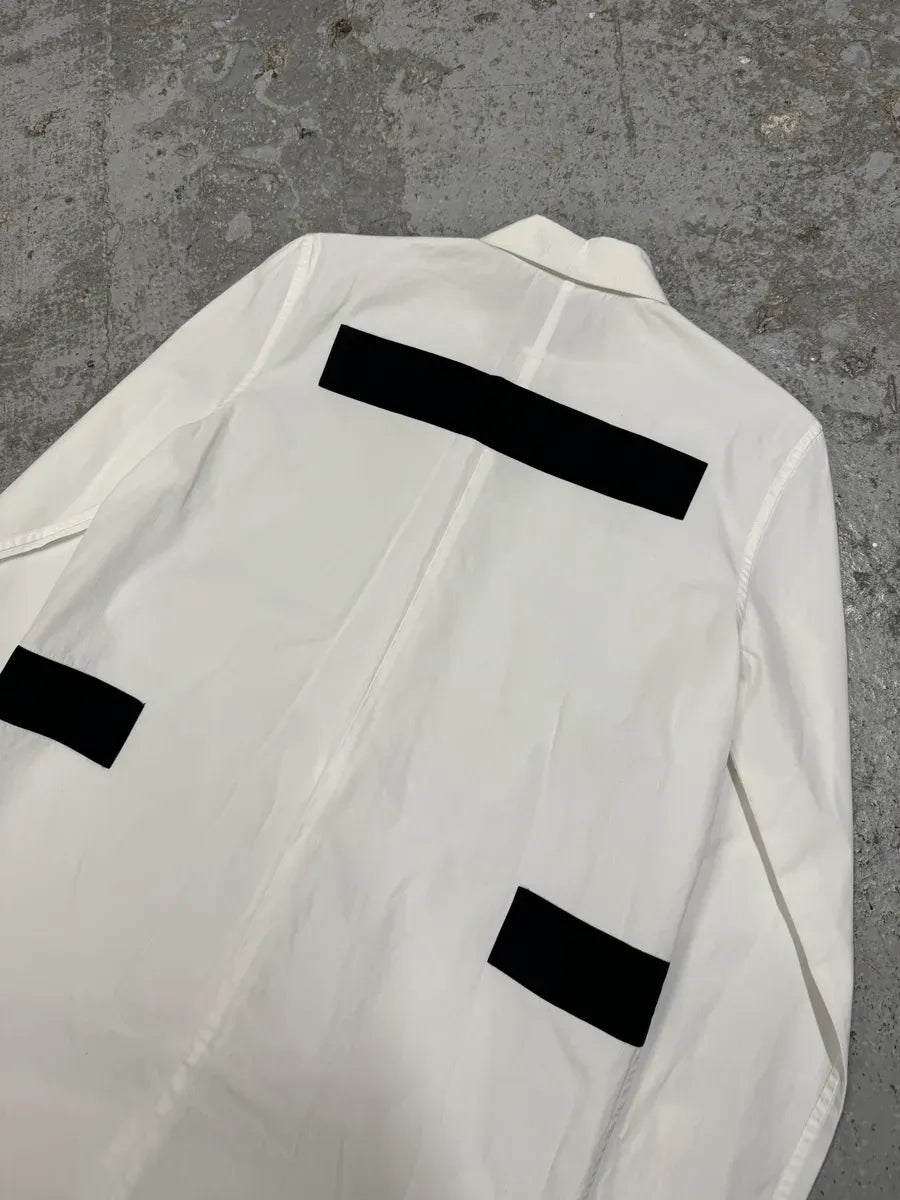 SS2015 Givenchy White & Black Contemporary Sample Shirt MDSlZhG 5