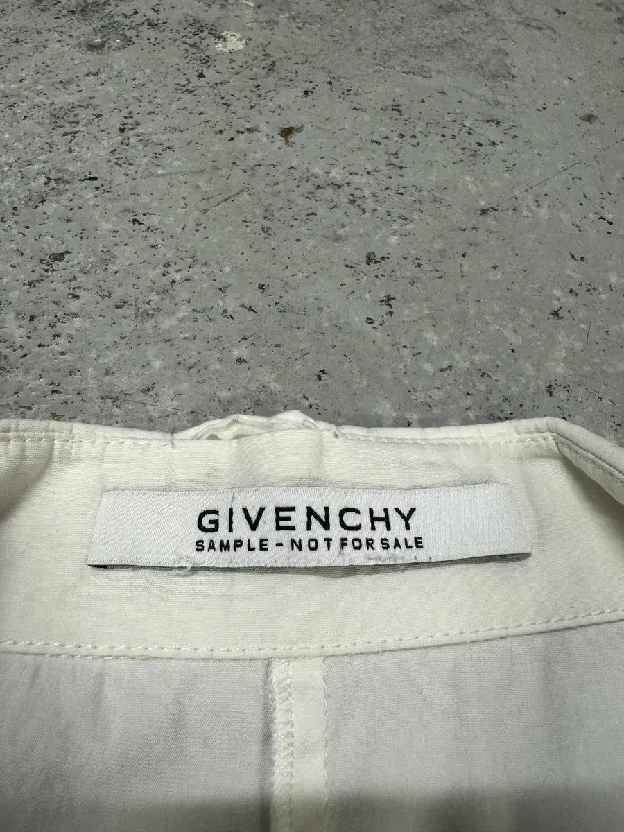 SS2015 Givenchy White & Black Contemporary Sample Shirt MDSlZhG 6
