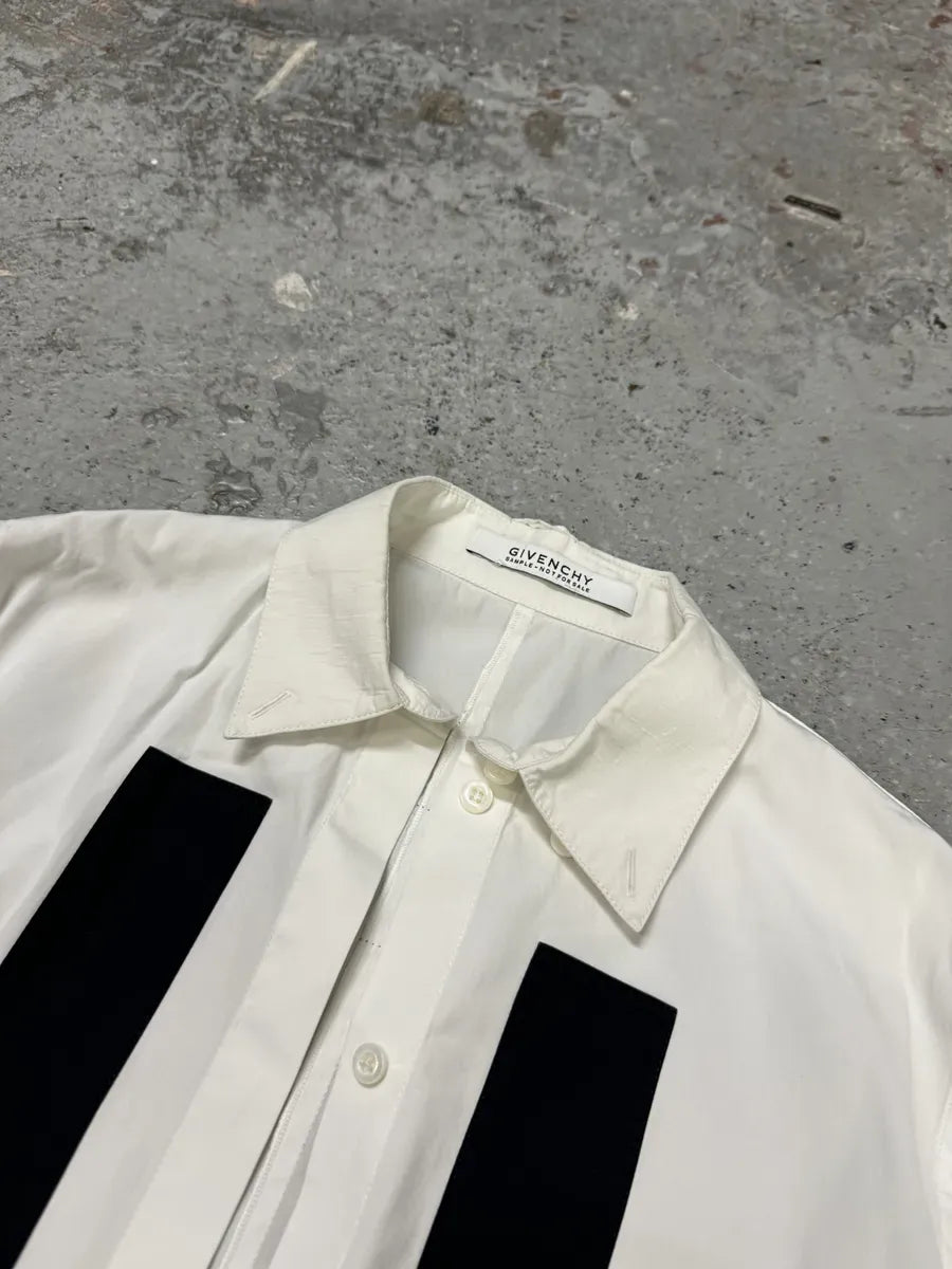 SS2015 Givenchy White & Black Contemporary Sample Shirt MDSlZhG 7