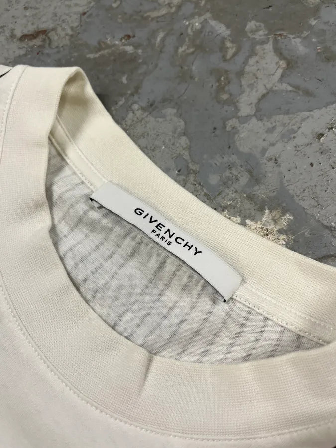 SS2015 Givenchy White Cross T-Shirt by Riccardo Tisci HTDvnFX 6
