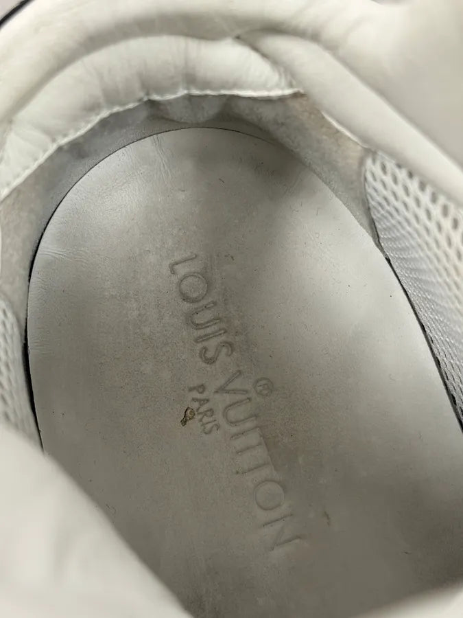 SS2015 Louis Vuitton Black Trail Blazers Knit Strap Sneakers McsNvIx 9