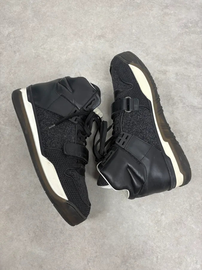 SS2015 Louis Vuitton Black Trail Blazers Knit Strap Sneakers McsNvIx 5