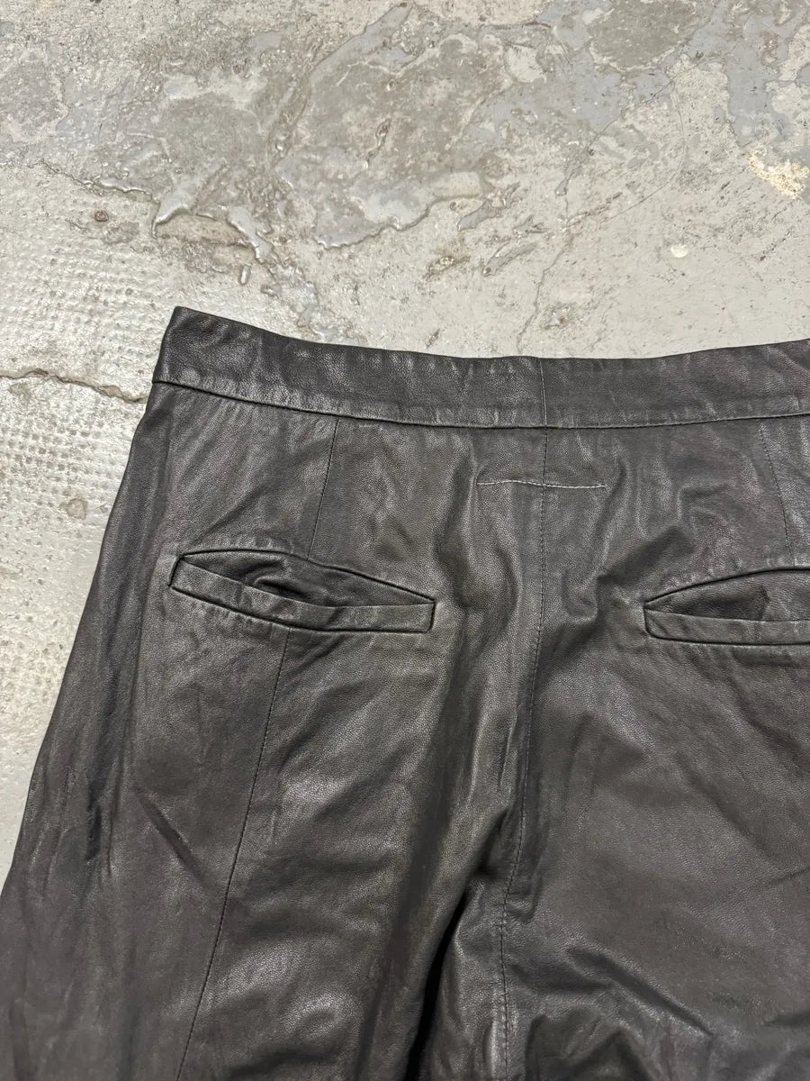 SS2015 Maison Margiela Black Leather Pants jzZcVcN 2