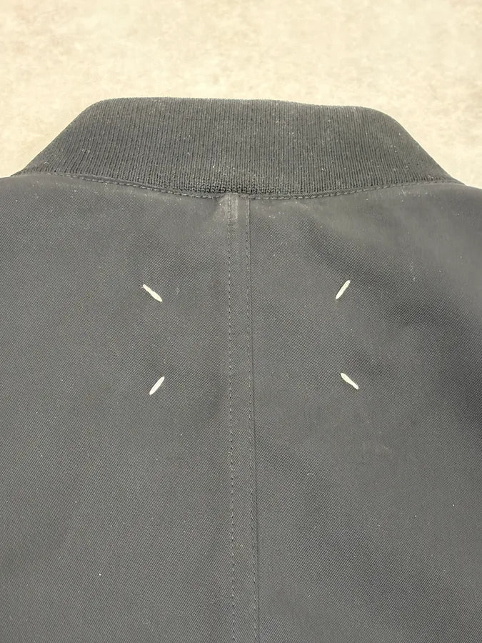 SS2015 Maison Margiela Black Nylon Signature Bomber Jacket VKnIhyf 9