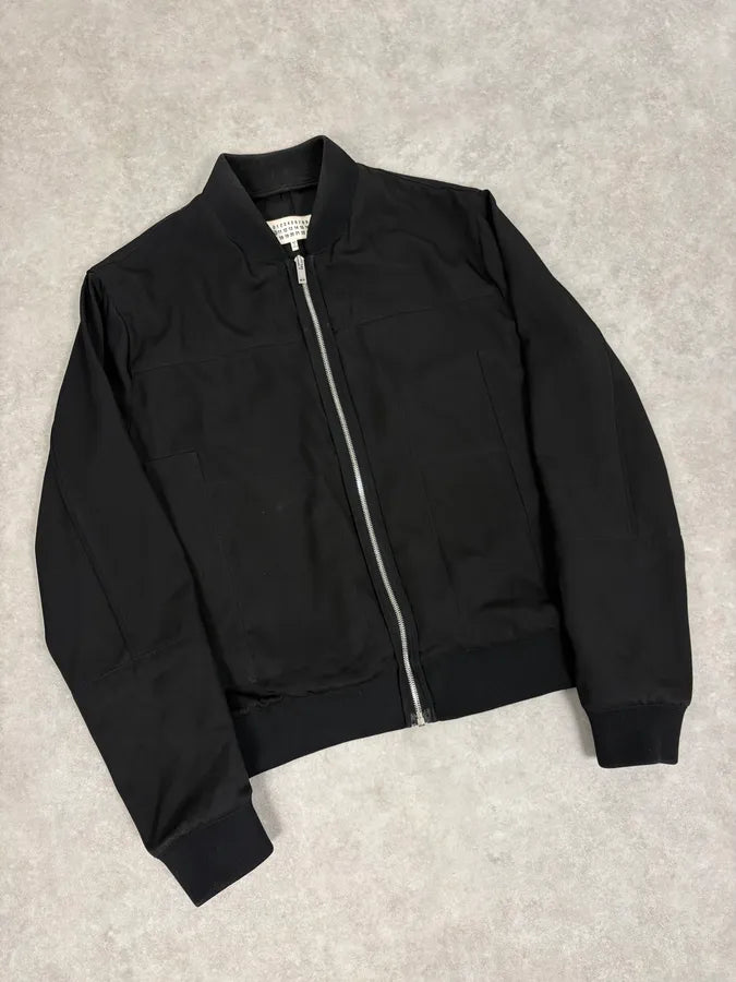 SS2015 Maison Margiela Black Nylon Signature Bomber Jacket VKnIhyf 3