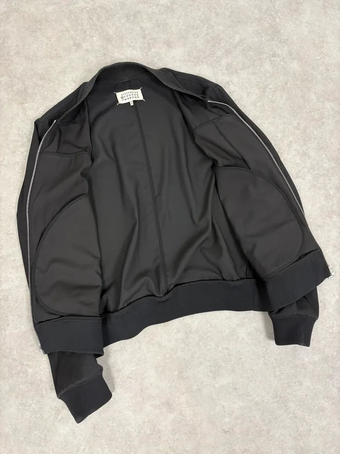 SS2015 Maison Margiela Black Nylon Signature Bomber Jacket VKnIhyf 6