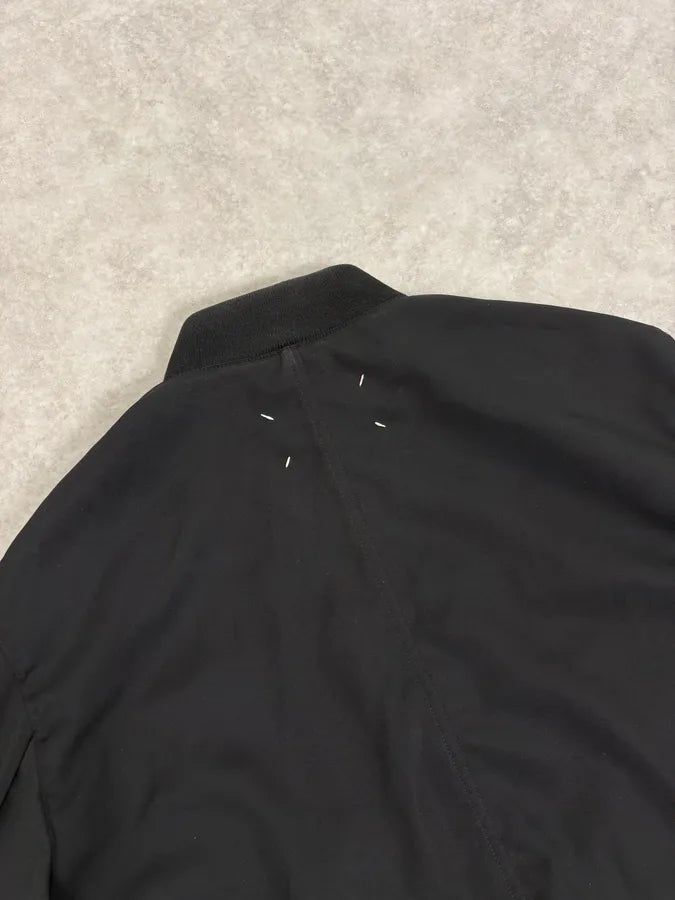 SS2015 Maison Margiela Black Nylon Signature Bomber Jacket VKnIhyf 8