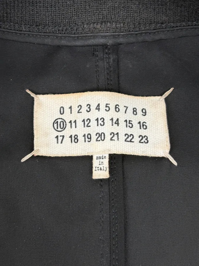 SS2015 Maison Margiela Black Nylon Signature Bomber Jacket VKnIhyf 10