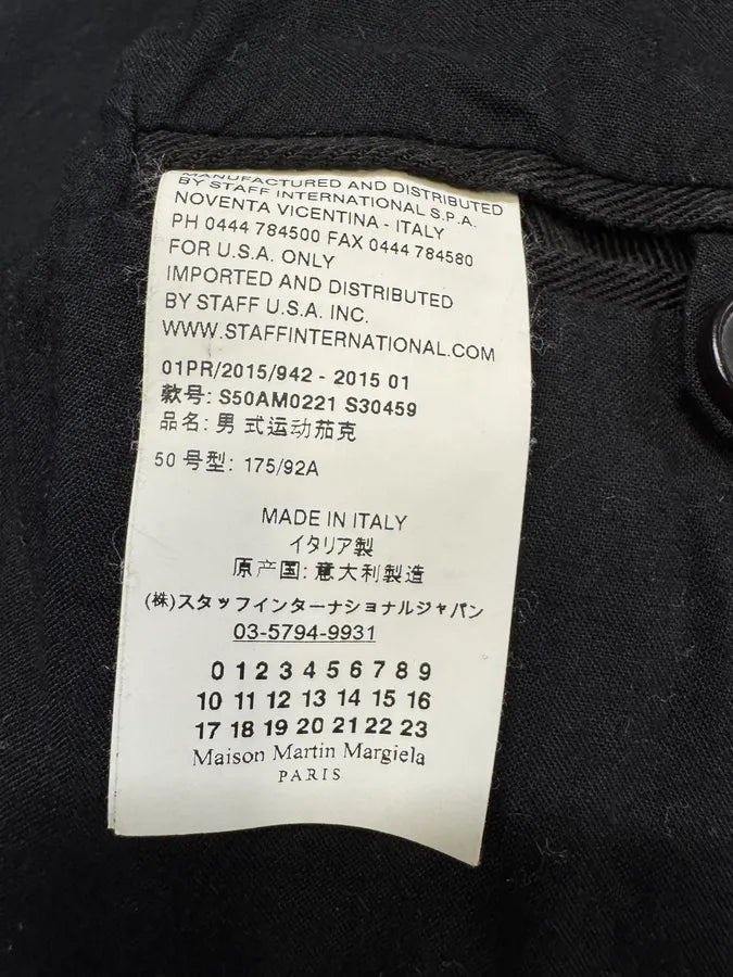 SS2015 Maison Margiela Black Signature Jacket mgVqeiM 10