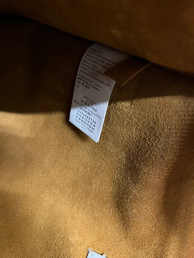 SS2015 Maison Margiela Brown Eroded Leather Artisanal Handle & Soulder Bag (OS) NXkJyFp 10