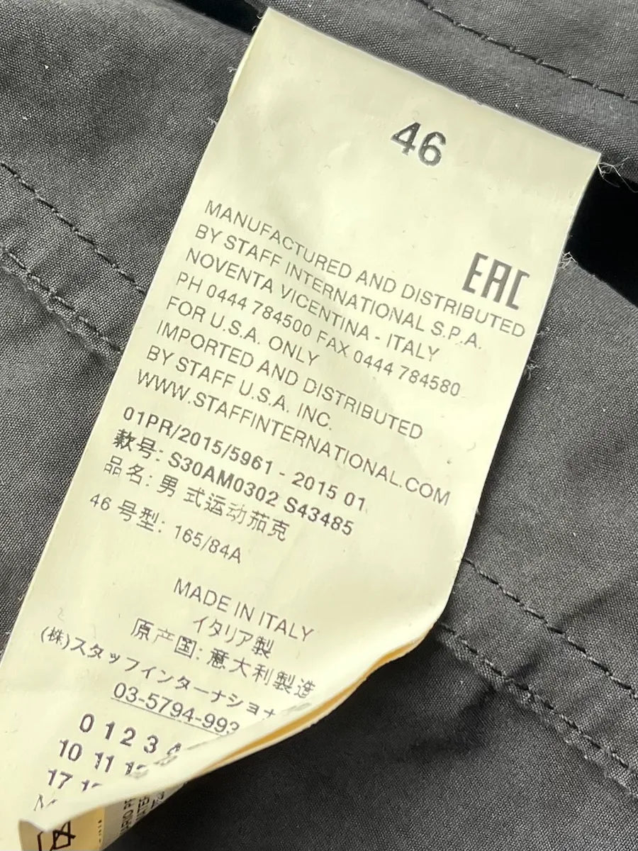 SS2015 Maison Margiela Hybrid Black Leather Mao Signature Jacket MBTipsf 9