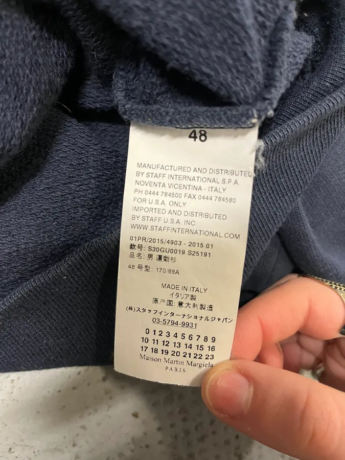 SS2015 Maison Margiela Navy Bird Signature Sweater CJoLAix 8