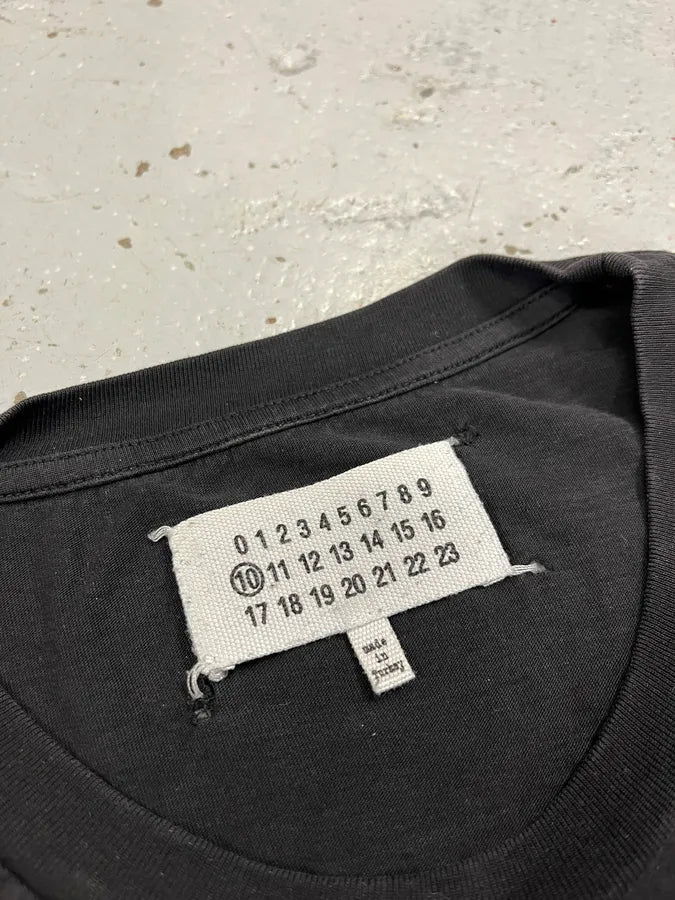 SS2015 Maison Margiela Signature Black T-Shirt FsRqUwg 6