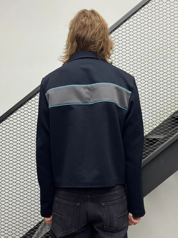 AW2015 Prada Blue Zip-up Light Jacket CpNWlir 2