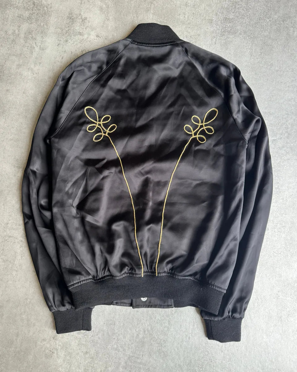 SS2015 Saint Laurent Black Napoleon Bomber Jacket by Hedi Slimane SS2015 Saint Laurent Black Napoleon Bomber Jacket by Hedi Slimane