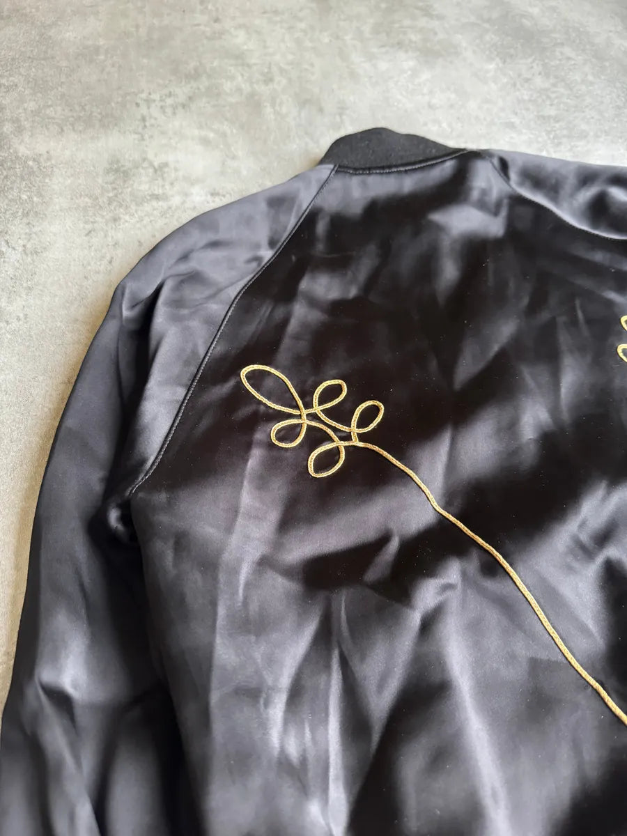 SS2015 Saint Laurent Black Napoleon Bomber Jacket by Hedi Slimane XKQTuNk 3