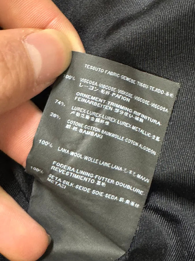 SS2015 Saint Laurent Black Napoleon Bomber Jacket by Hedi Slimane esGzQbv 10