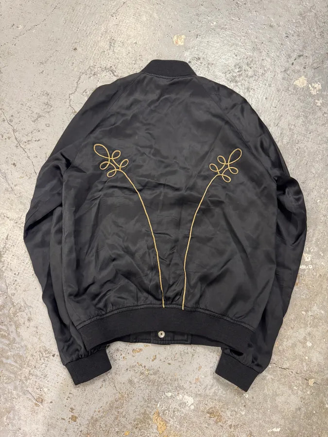 SS2015 Saint Laurent Black Napoleon Bomber Jacket by Hedi Slimane esGzQbv 4