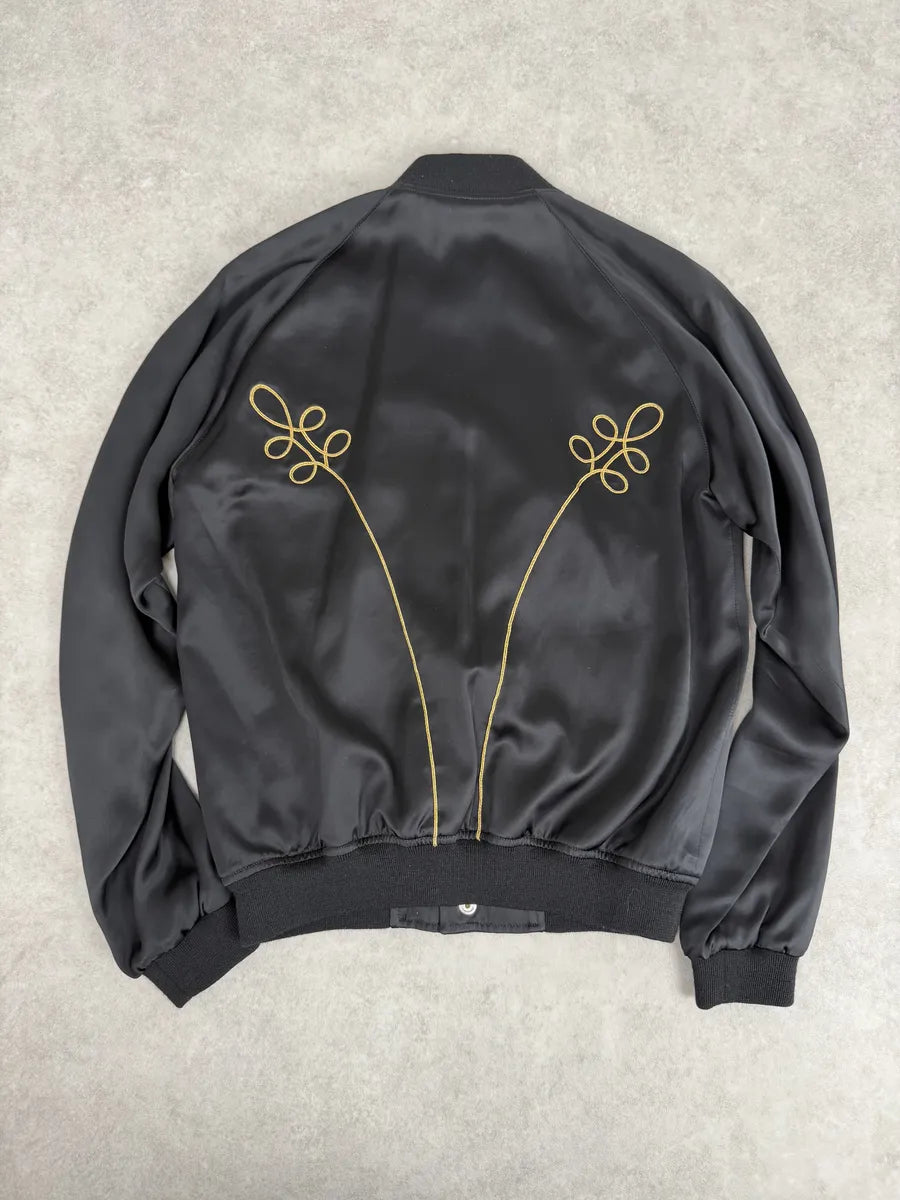 SS2015 Saint Laurent Black Napoleon Bomber Jacket by Hedi Slimane