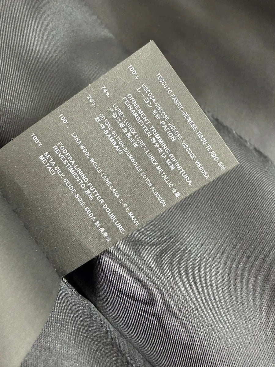 SS2015 Saint Laurent Black Napoleon Bomber Jacket by Hedi Slimane IHdHHcZ 10